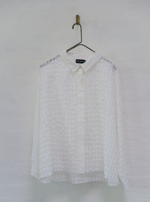 Aequamente Archive Sale Long Sleeve Cotton Shirt | Pomodoro