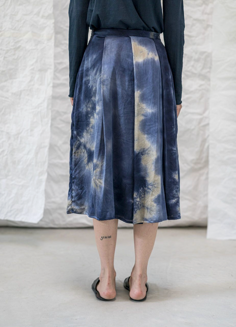 Aequamente Archive Sale Printed Silk Skirt