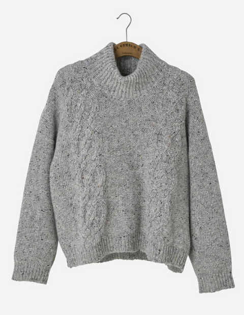 Nygardsanna Cable Polo Sweater