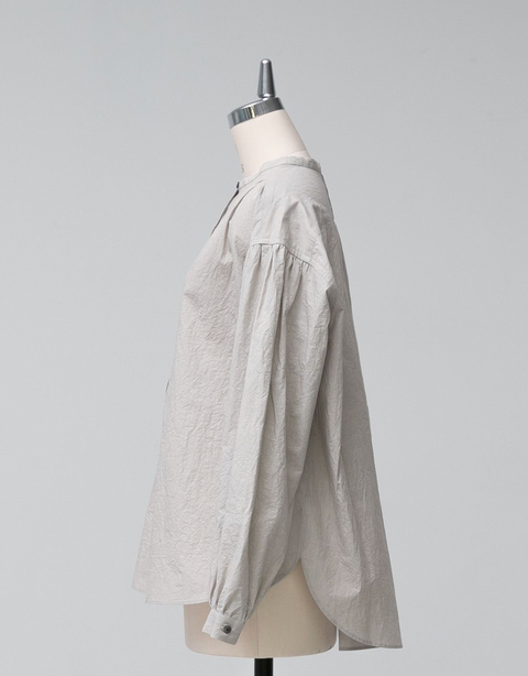 Kagure Gathered Pull-On Shirt