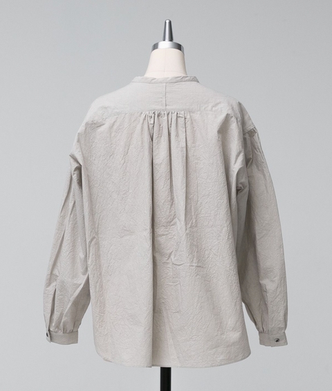 Kagure Gathered Pull-On Shirt