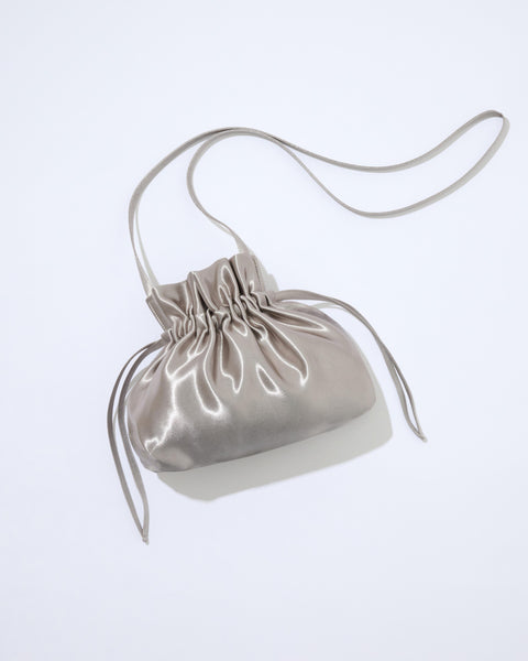 Ameico Mate Mono Iron Shiny Pouch Bag