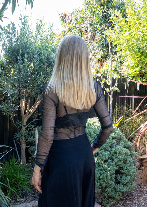 Sula Long Sleeve Sheer Top