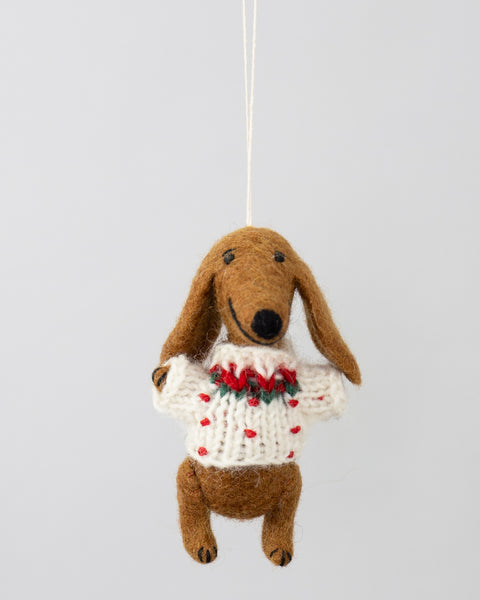 Dachshund Christmas Oranment