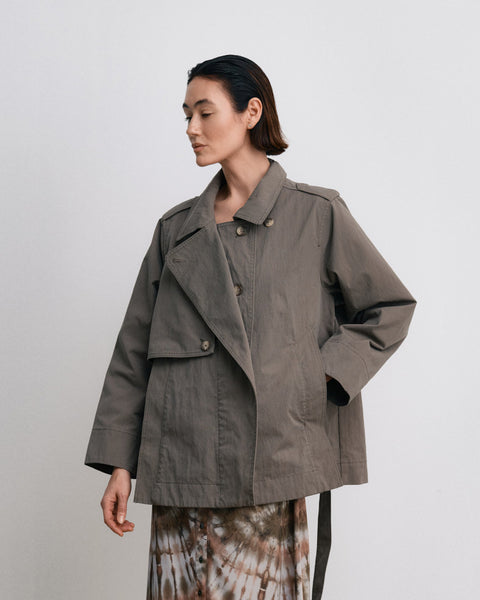 Rabens Saloner Utility Cropped Trench Jacket