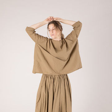 Album di Famiglia Gold Paper Cotton Tunic