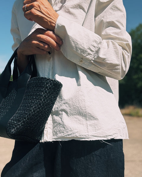 Aquamente Raw Hem Cotton Shirt