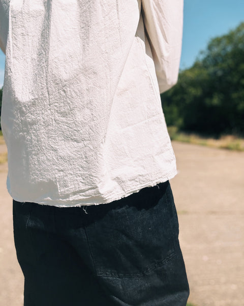 Aquamente Raw Hem Cotton Shirt