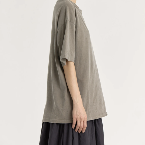 Black Crane Organic Cotton Taupe Tee