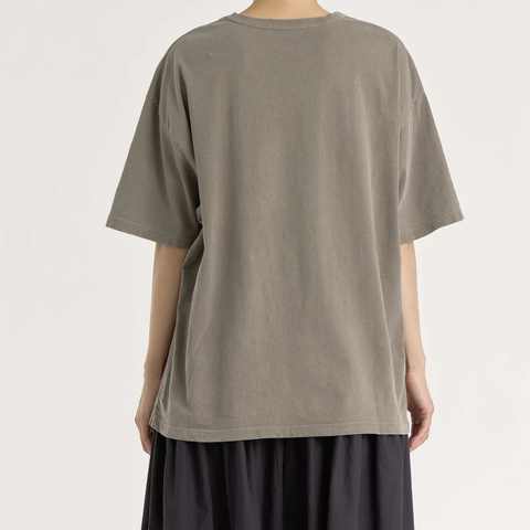 Black Crane Organic Cotton Taupe Tee