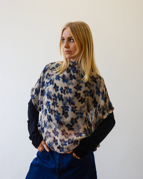 Nygardsanna Blue Print Top