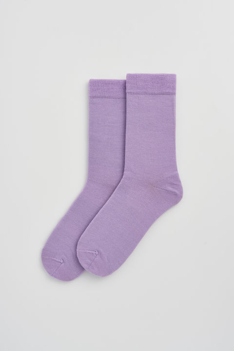 Pairs Parma Violet Merino Socks