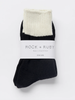 Contrast Cotton Socks