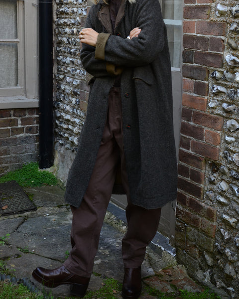 Crossley Milk Chocolate Barrell Leg Trousers