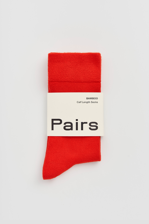 Pairs Ladybird Red Bamboo Socks