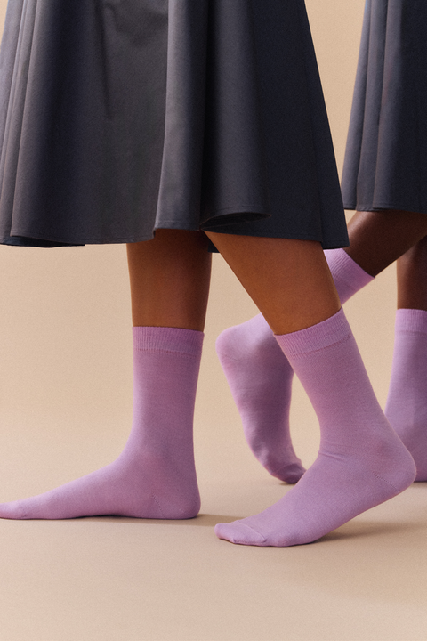 Pairs Parma Violet Merino Socks