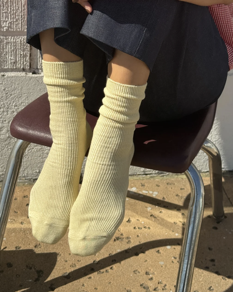 Le Bon Shoppe Oatmeal Trouser Socks