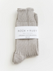 Grey Organic Cotton Socks