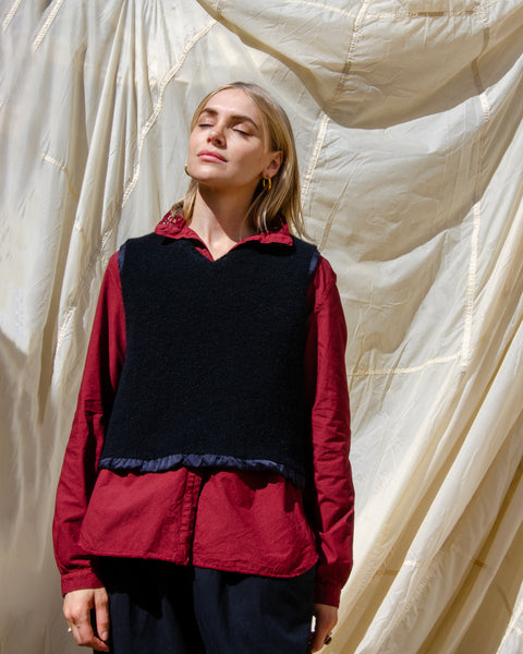 Hannoh Cleo Lace Collar Shirt