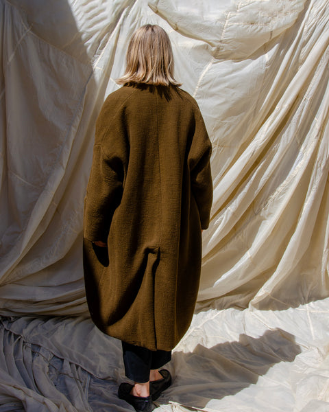 Hannoh Mireille Wool/Linen/Cotton  Bubble Coat