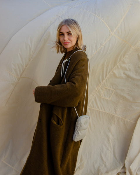 Hannoh Mireille Wool/Linen/Cotton  Bubble Coat