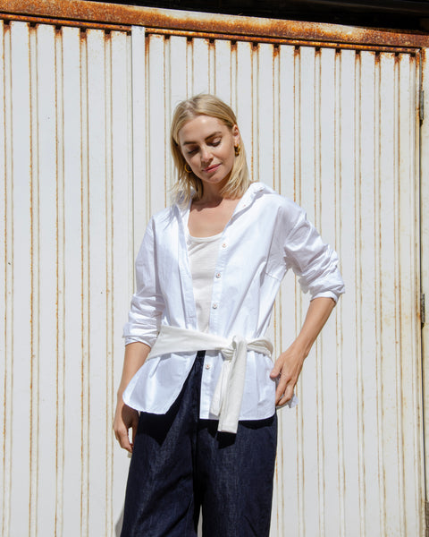 Hannoh Raw Hem Christina Shirt