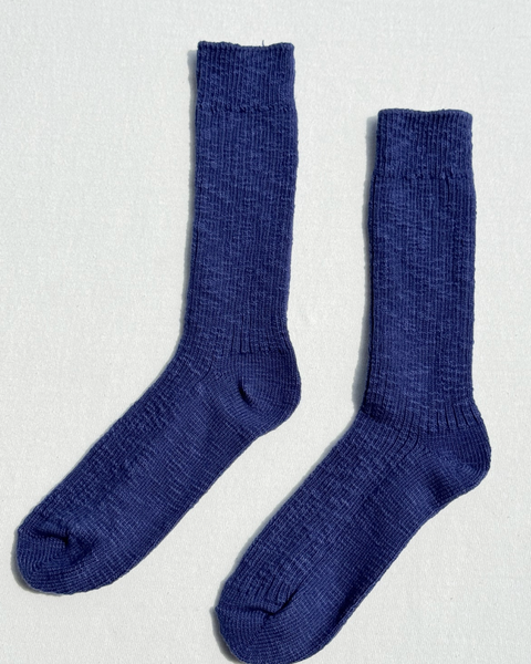 Le Bon Shoppe Blue Cottage Socks