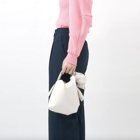 Mate Mono Small Cream Bag