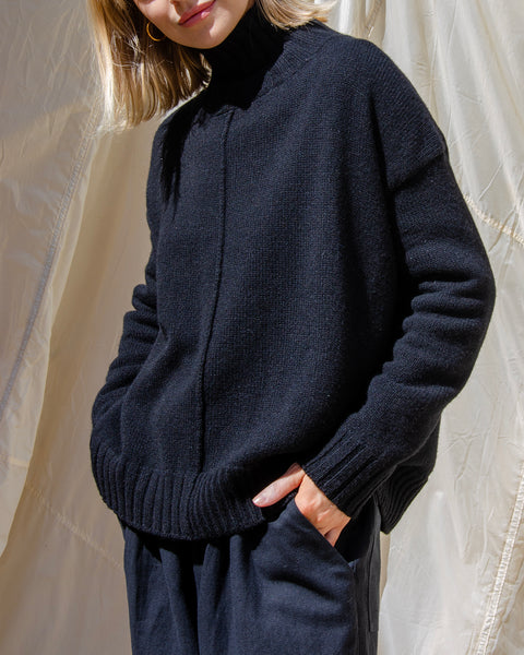 MJ Watson High Neck Cashmere Pullover