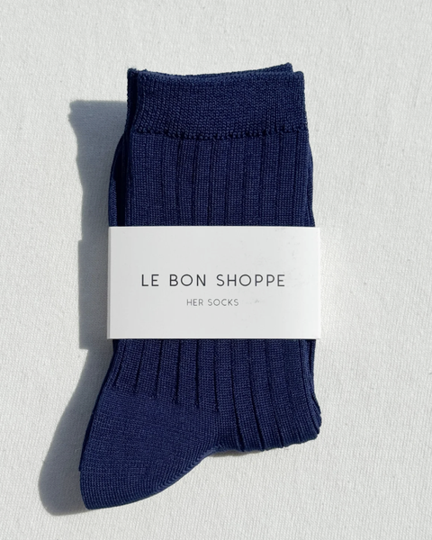 Le Bon Shoppe Navy Socks