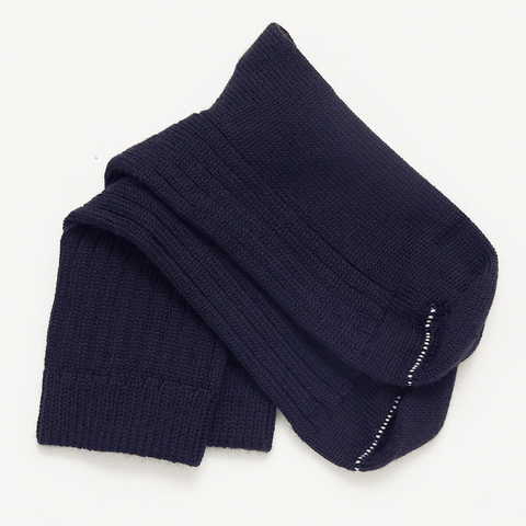 Navy Wool Socks