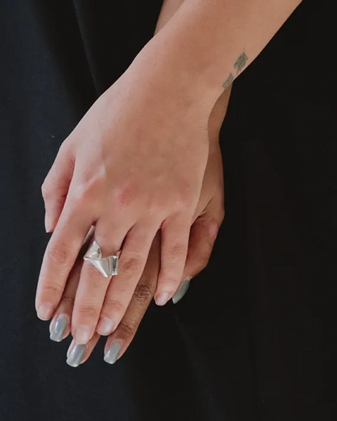 Sculptural Adaptable Ring | Silver