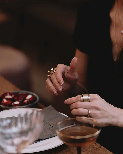 Ribbon Ring | Brass