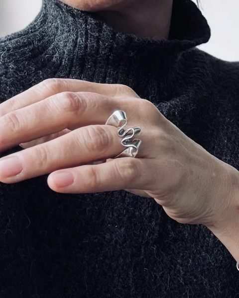 Ribbon Ring | Silver