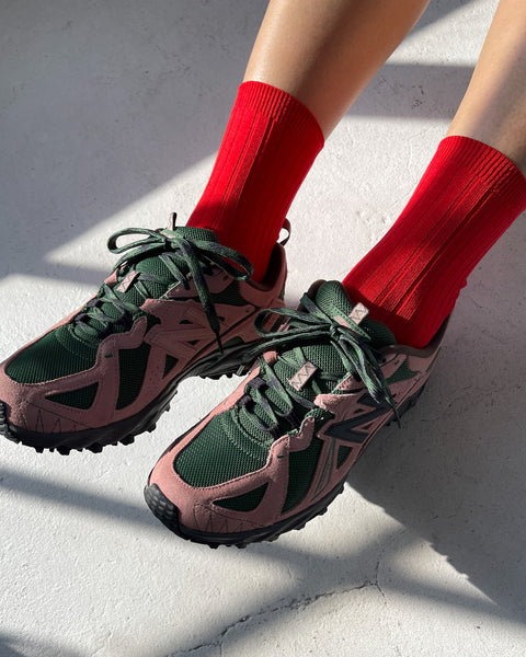 Le Bon Shoppe Red Cotton Socks