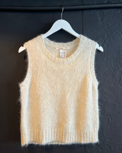 Sula Cream Handknit Vest