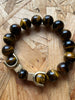 Tigers Eye Brass Bracelet