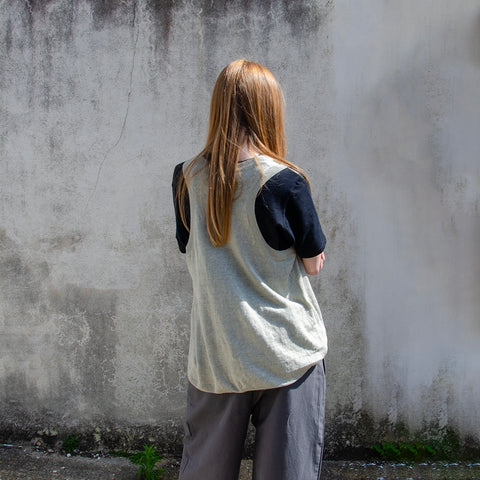 Vic + Bert Stone Linen Vest