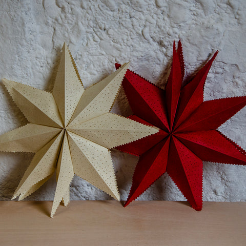 White Glimmer Advent Star