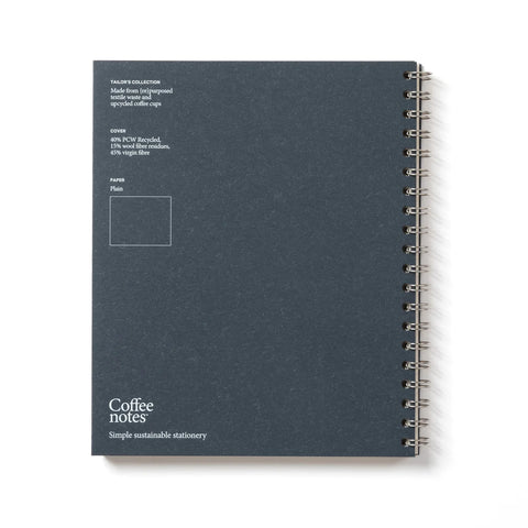 Navy Coffee Notes Classic Wirebound Notebook