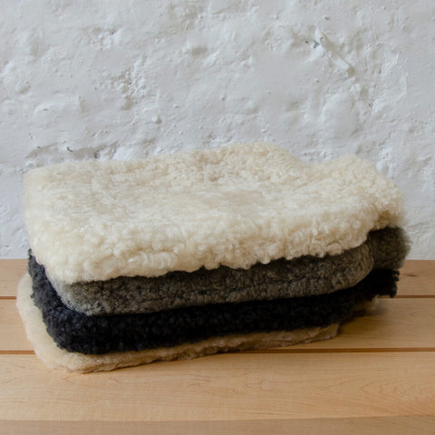 Grey Sheepskin Hot Water Bottle Cover