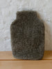 Grey Sheepskin Hot Water Bottle Cover