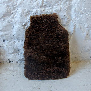 Brown Sheepskin Hot Water Bottle Cover